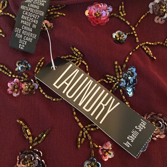 AFTER 5 ONE SHOULDER TOP WITH PANTS TO MATCH. - Picture 9 of 9